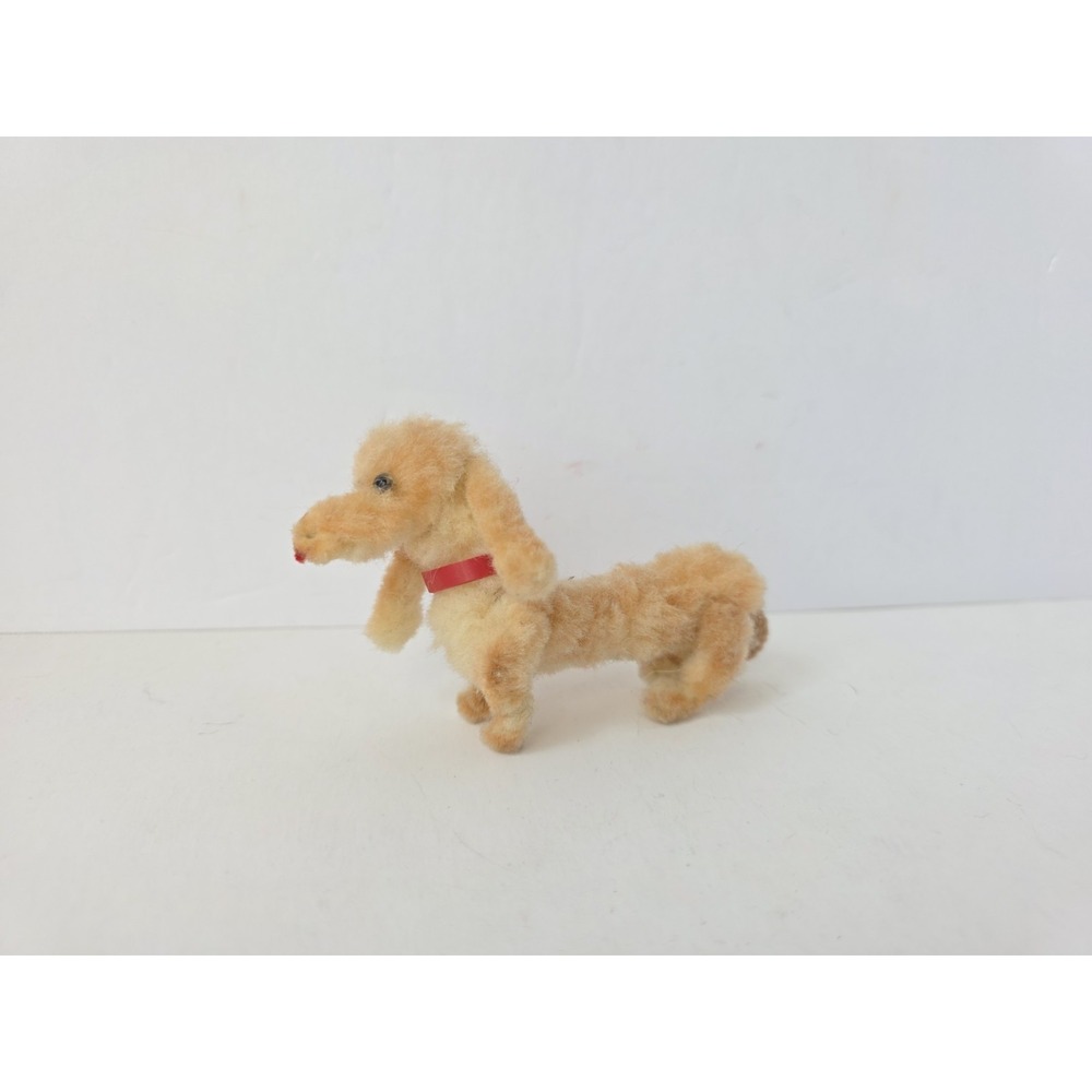 Vintage miniature mini ARA dog pom pom wool Dachshund‎